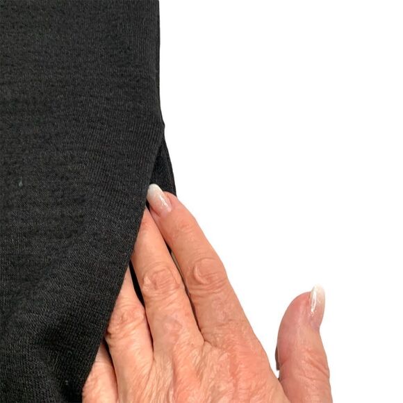 WILFRED FREE Rayon Poly Spandex Blend Knit Mini Dress / Tunic w/Pockets Sz XS - Picture 8 of 11